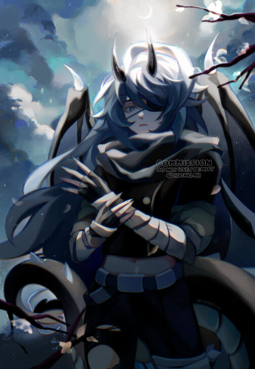 $98 Thigh-up (painted bg)